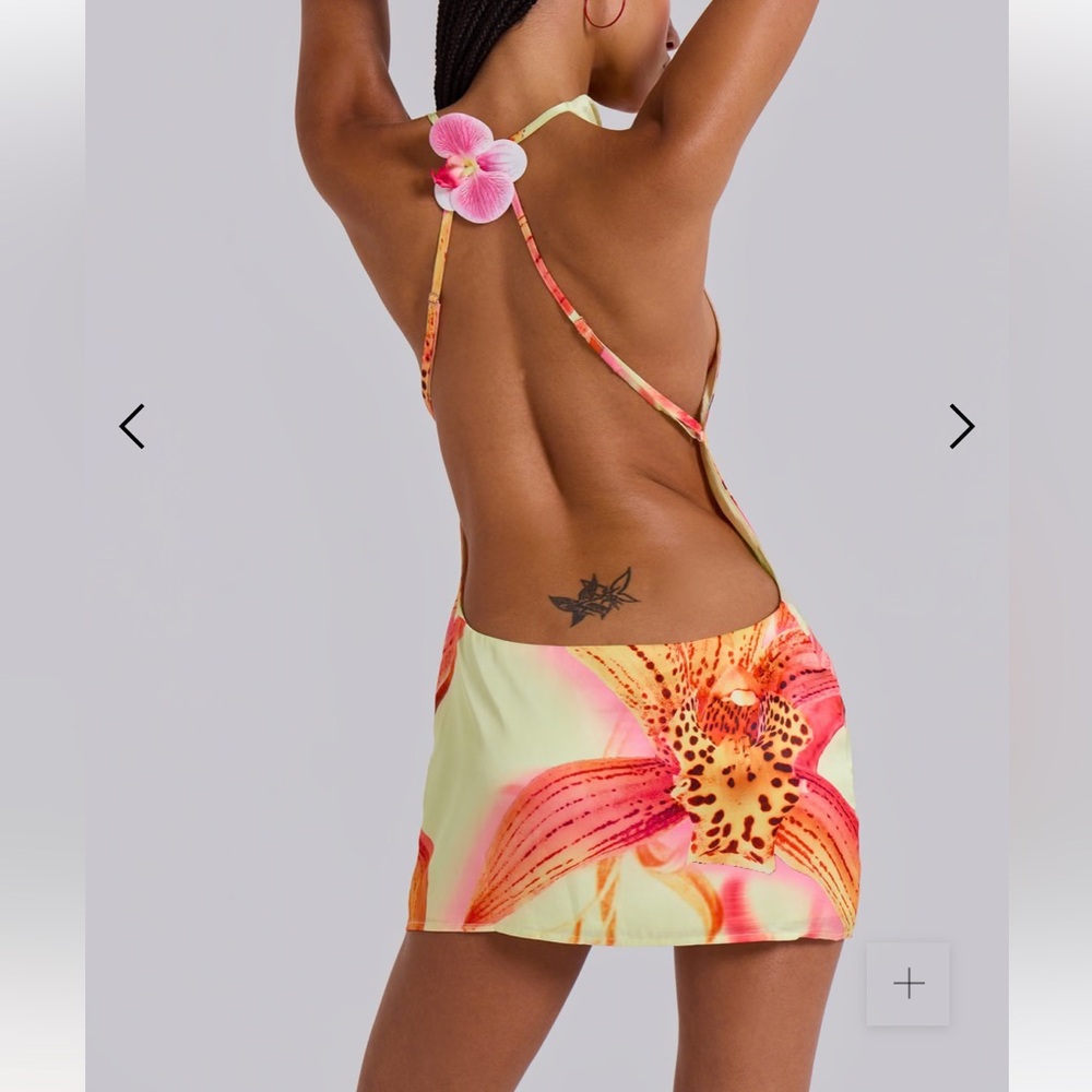 JADED LONDON LUCIA BACKLESS MINI DRESS